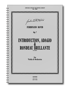F. DAVID, Op.7 - Introduction, Adagio & Rondeau (ORCH+VLN-SOLO)