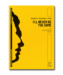 I'LL NEVER BE THE SAME (ORCH+VOX)