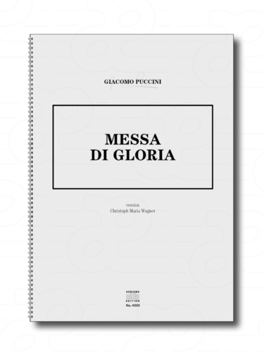 G. Puccini / C.M. Wagner - Messa di Gloria (ORCH+CHOR)